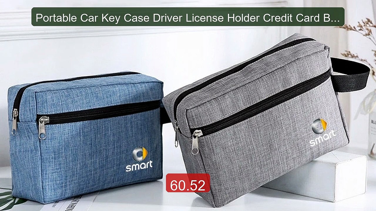 Portable Car Key Case Driver License Holder Credit Card Bag f... -- Amazing Value 2026 | Must Have!