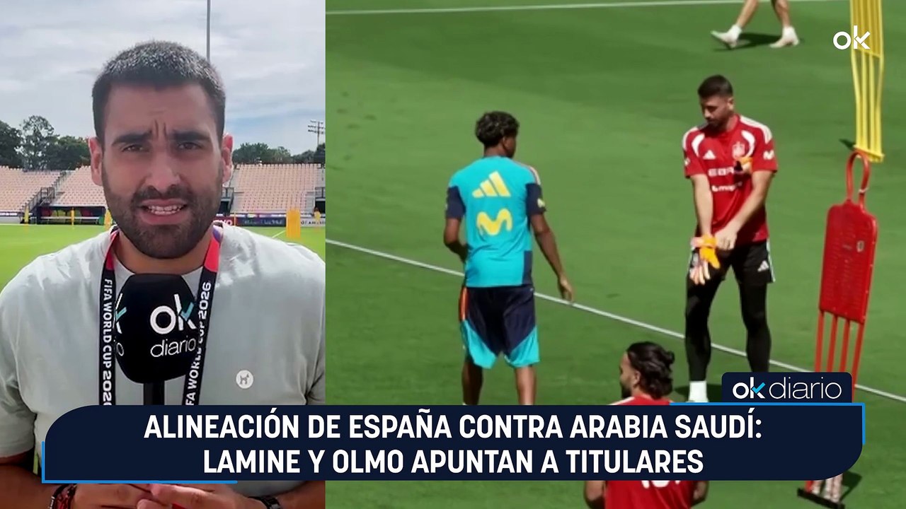 Alineación de España contra Arabia Saudí: Lamine y Olmo apuntan a titulares