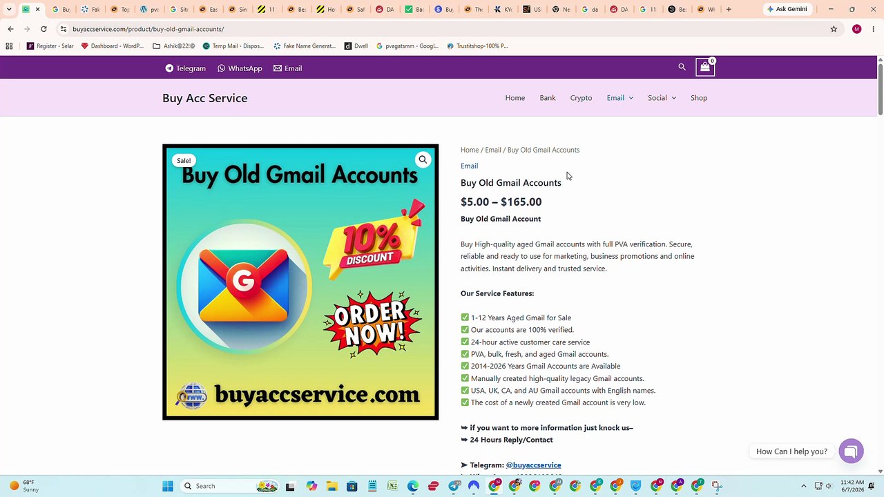 10 Steps To Buy Old Gmail Accounts In Bulk (PVA, Aged)