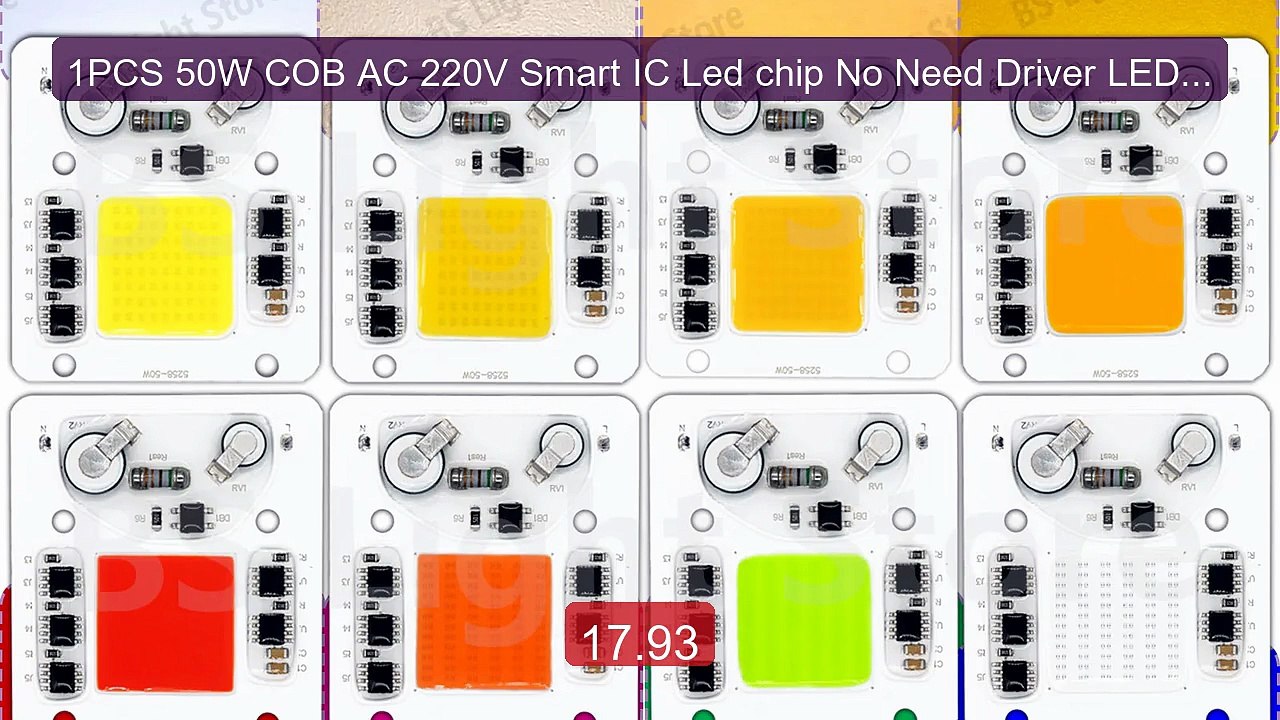 1PCS 50W COB AC 220V Smart IC Led chip No Need Driver LED module Ch... -- Top Rated 2026 | Buy Now!