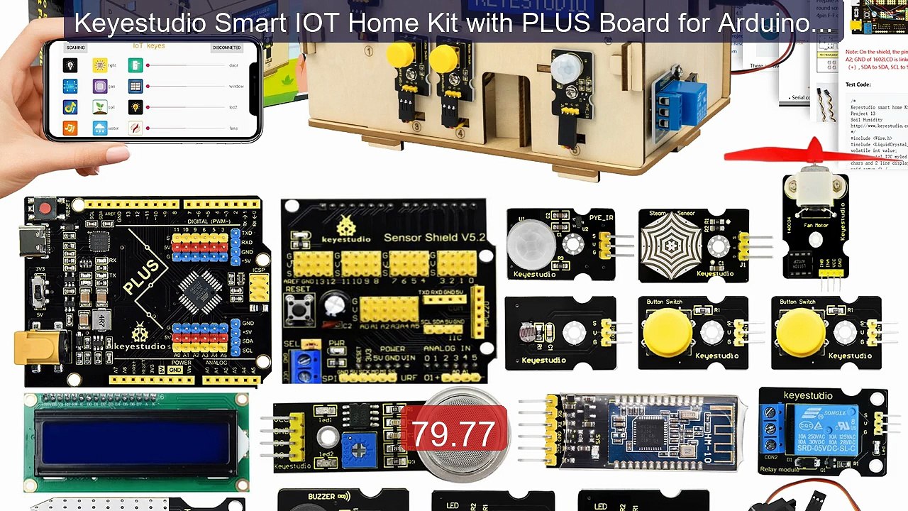 Keyestudio Smart IOT Home Kit with PLUS Board for Arduino S... -- Top Pick 2026 | Unbeatable Price!