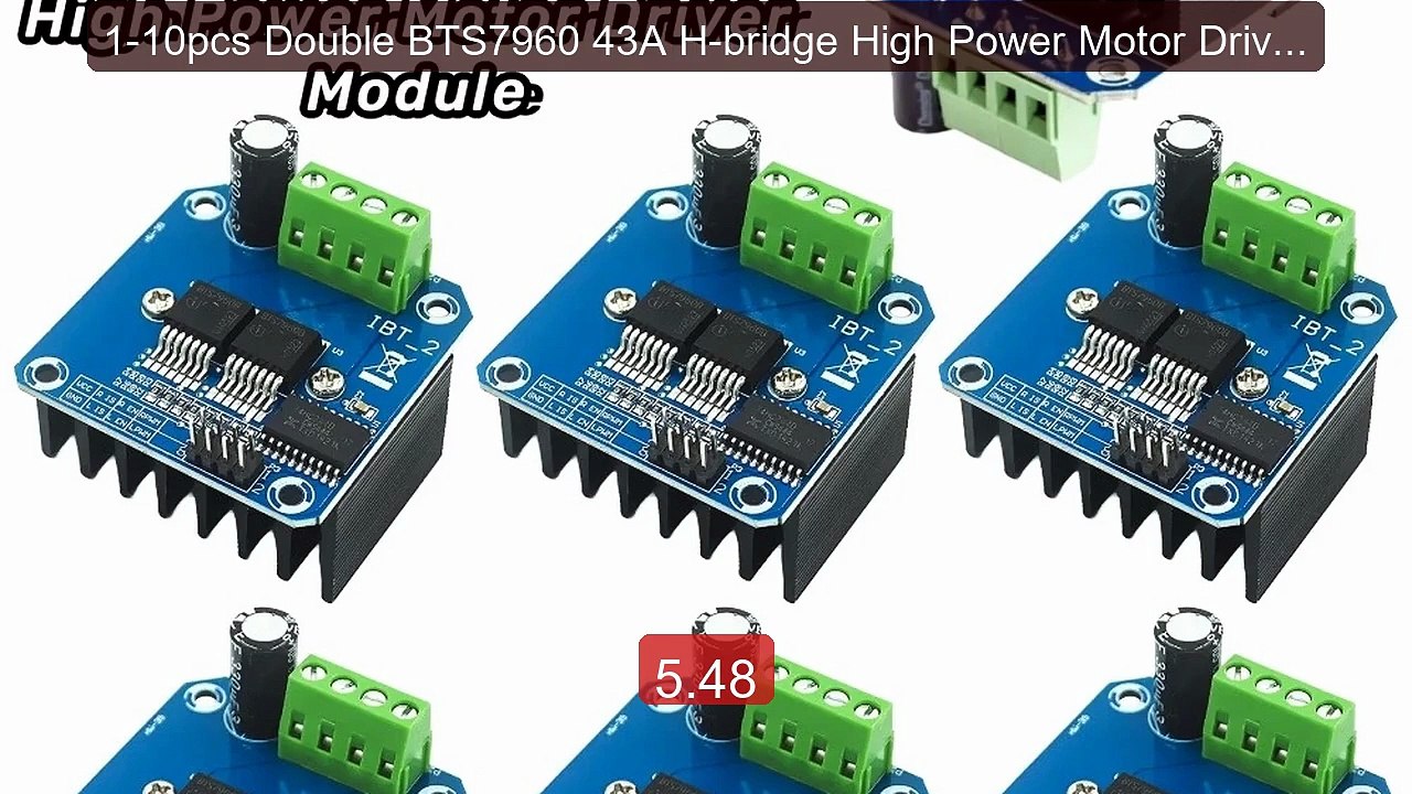 1-10pcs Double BTS7960 43A H-bridge High Power Motor Driver... -- Top Pick 2026 | Unbeatable Price!