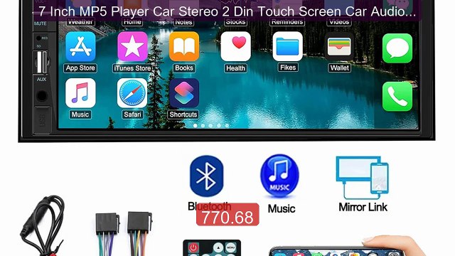 7 Inch MP5 Player Car Stereo 2 Din Touch Screen Car Audio Rece... Best Buy 2026 | Great Quality!