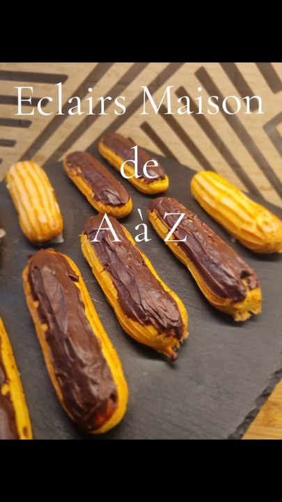 Eclairs au chocolat maison