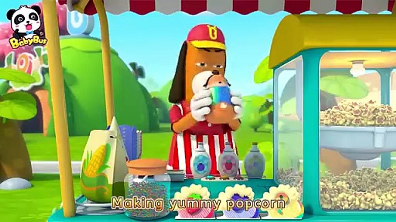 Yummy Popcorn Song _ Colors Song _ Kids Songs _ Cartoon for Kids _ BabyBus
