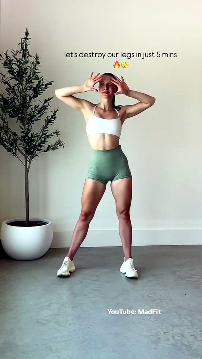 The Ultimate 5-Minute Leg Burner: Quick & Intense Lower Body Workout! 💯💪