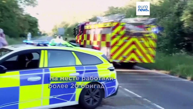 В Великобритании при столкновении двух поездов погиб машинист, десятки человек ранены