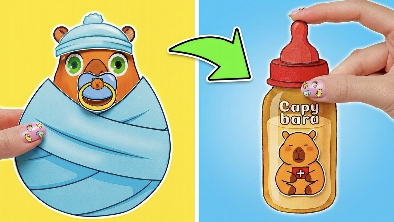 Sauvetage du Bébé Capybara ! 🐹💖 Hôpital DIY & Squishies