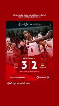 Filenin Sultanları 2026 FIVB Voleybol Milletler Ligi Ankara Etabı 3. maçında Almanya’yı 3-2 yendi.