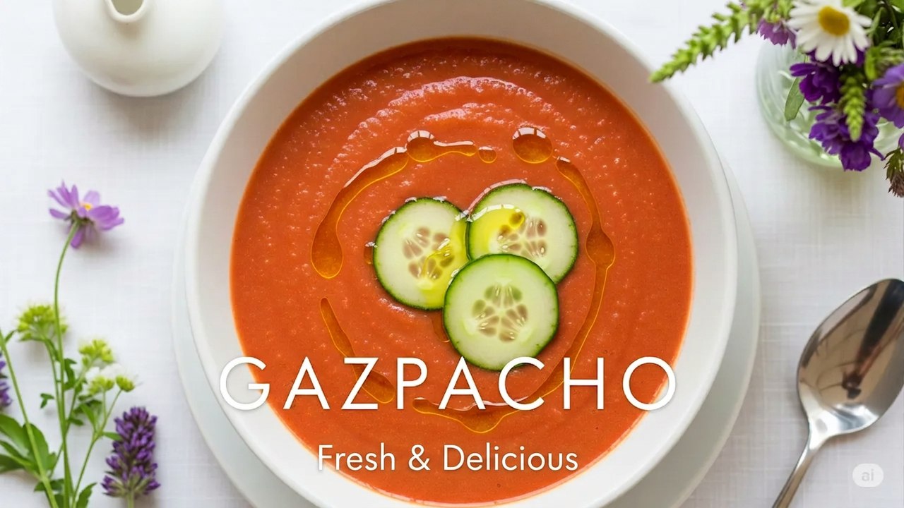 Authentic Andalusian Gazpacho Made Easy – Refreshing, Healthy, and Delicious