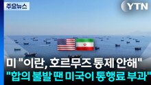 미 "이란, 호르무즈 통제 안해"...트럼프"합의 불발시 미국이 통행료 부과" / YTN