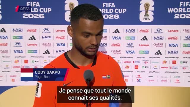 Pays-Bas - Gakpo salue l’impact de Depay