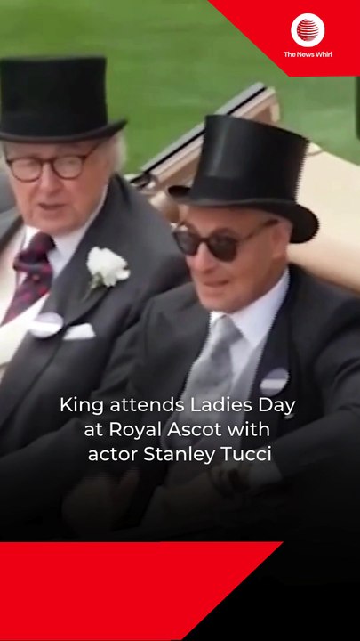 King attends Ladies Day at Royal Ascot
