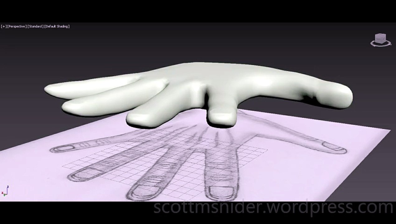 JFJ: 3DS MAX Practice Polygon Modeling Hand Model Video #5 (06-20-2026)