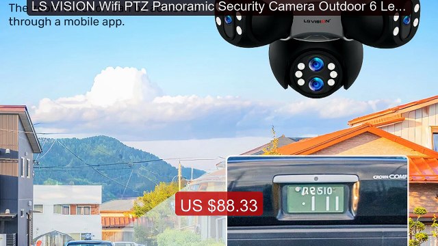 LS VISION Wifi PTZ Panoramic Security Camera Outdoor 6 Lens... Top Pick 2026 | Unbeatable Price!