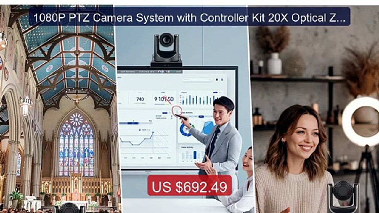 1080P PTZ Camera System with Controller Kit 20X Optical Zoom Full ... -- Best Deal 2026 | Shop Now!