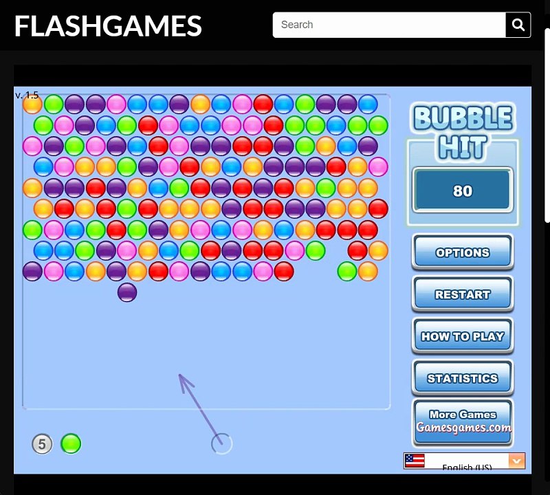 Bubble Hit (Flash Game)