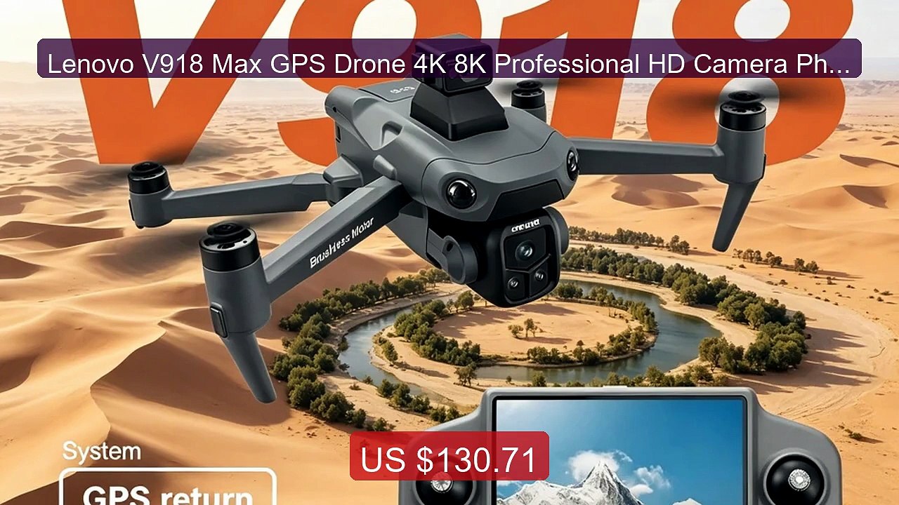 Lenovo V918 Max GPS Drone 4K 8K Professional HD Camera Photogr... -- Best Buy 2026 | Great Quality!
