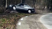 Mercedes Drift Gone Wrong in 7 Seconds! 😱💥