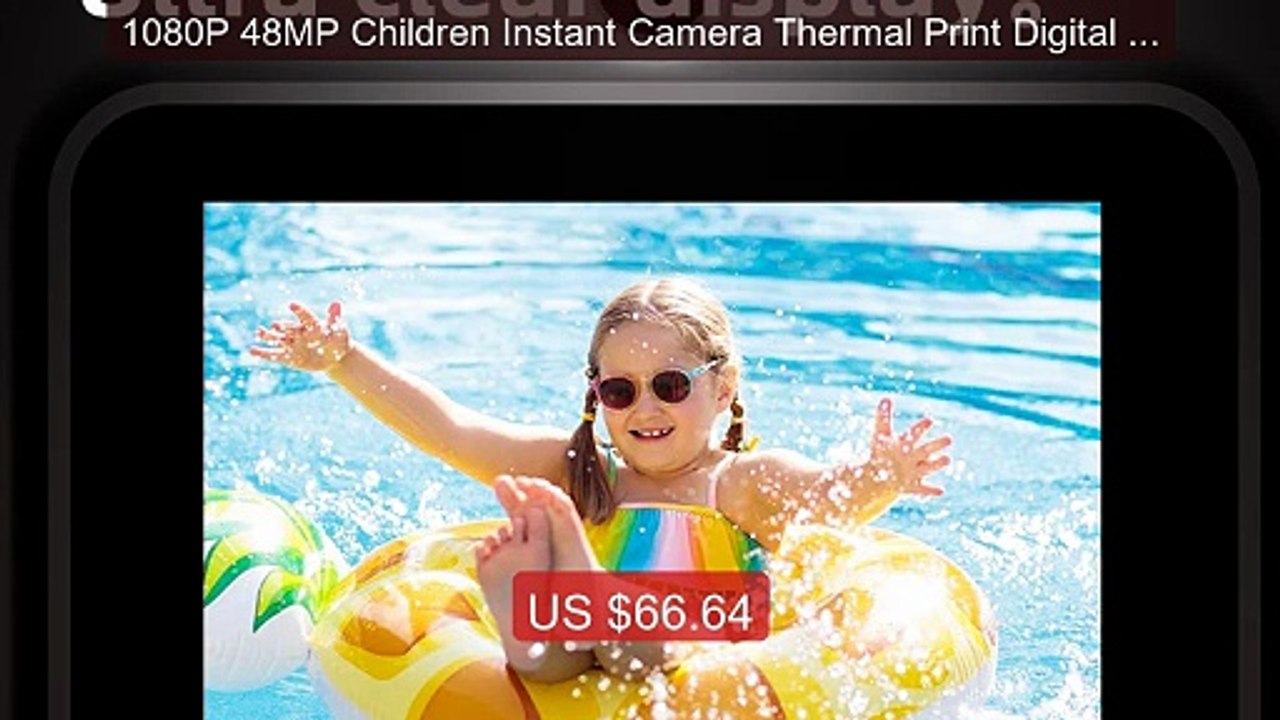 1080P 48MP Children Instant Camera Thermal Print Digital Camer... -- Best Buy 2026 | Great Quality!