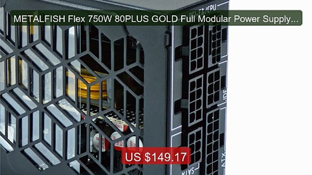 METALFISH Flex 750W 80PLUS GOLD Full Modular Power Supply 1U P... -- Best Buy 2026 | Great Quality!