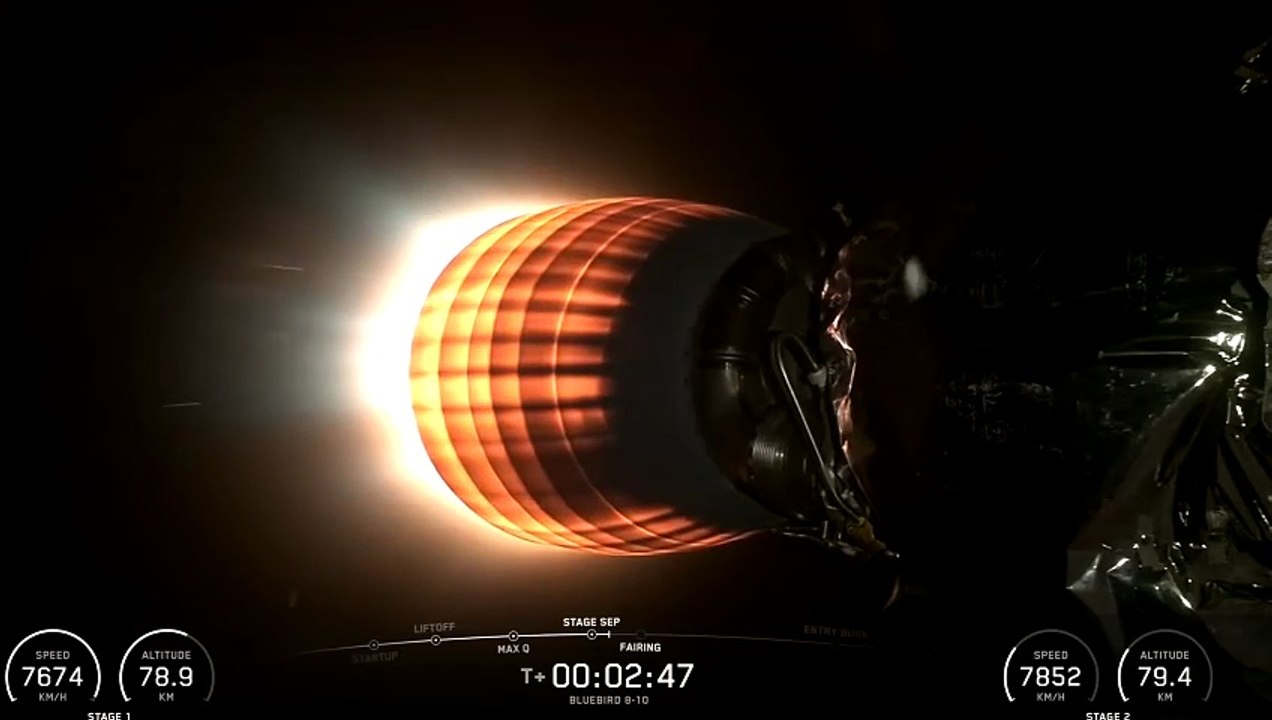 SpaceX launches 3 big BlueBird satellites from Florida, sticks landing