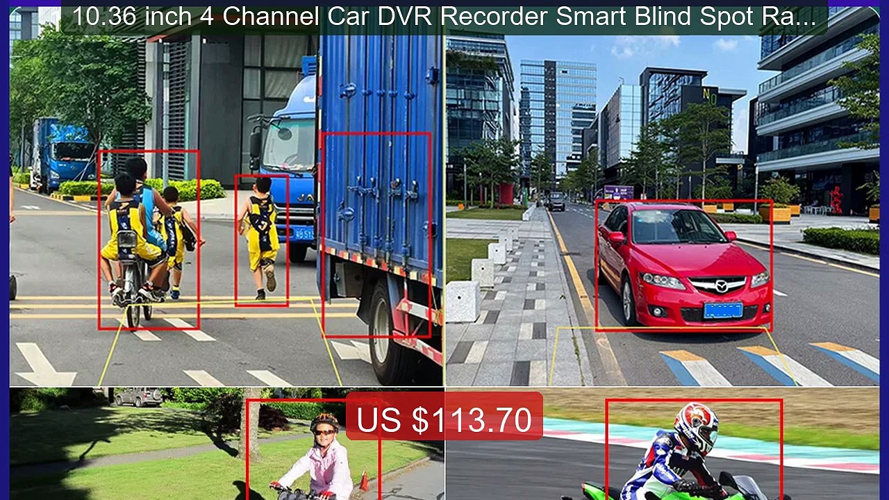 10.36 inch 4 Channel Car DVR Recorder Smart Blind Spot Rada... -- Top Pick 2026 | Unbeatable Price!