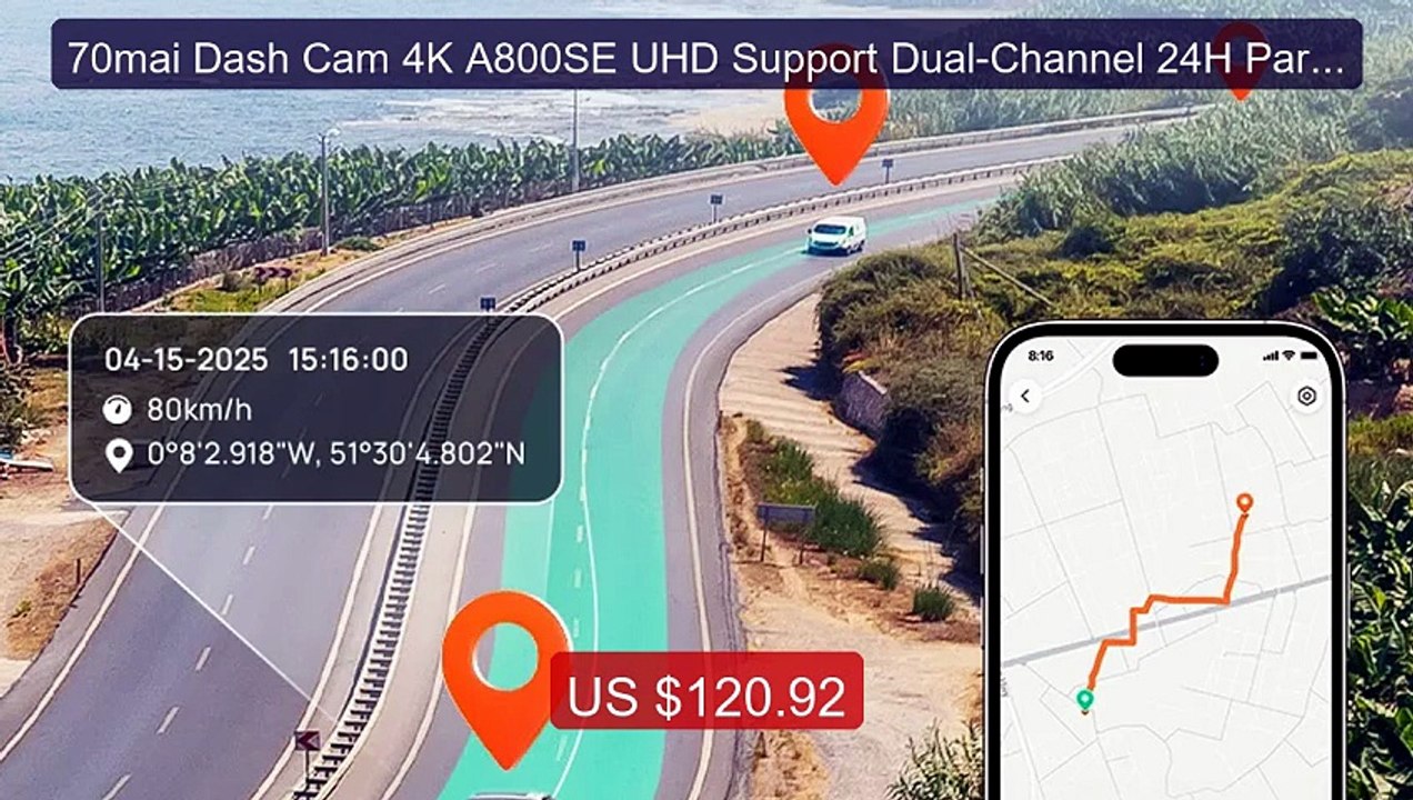 70mai Dash Cam 4K A800SE UHD Support Dual-Channel 24H Parking HDR S... -- Top Rated 2026 | Buy Now!