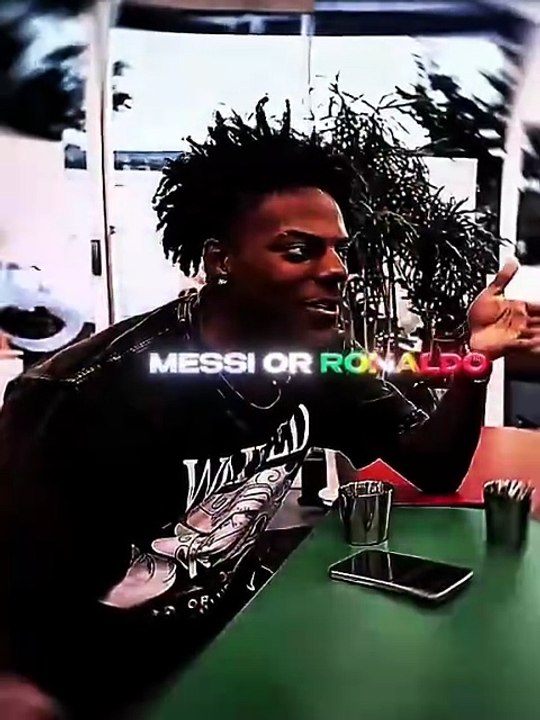 IshowSpeed Reaction on Ronaldo or Messi