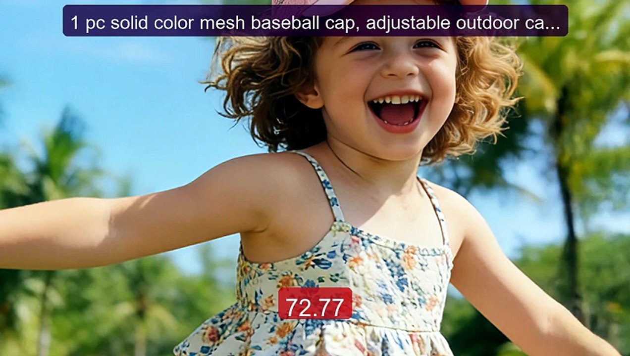 1 pc solid color mesh baseball cap, adjustable outdoor casual hat,... -- Best Deal 2026 | Shop Now!