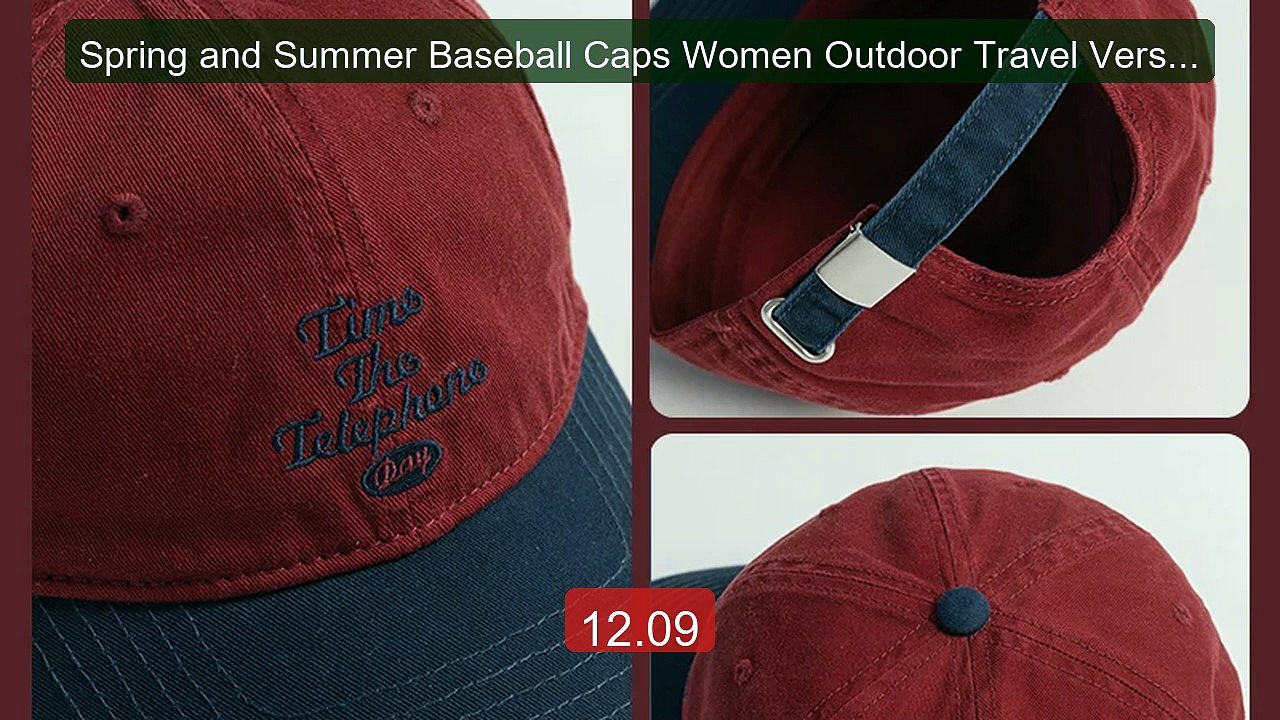 Spring and Summer Baseball Caps Women Outdoor Travel Versatile Per... -- Best Deal 2026 | Shop Now!