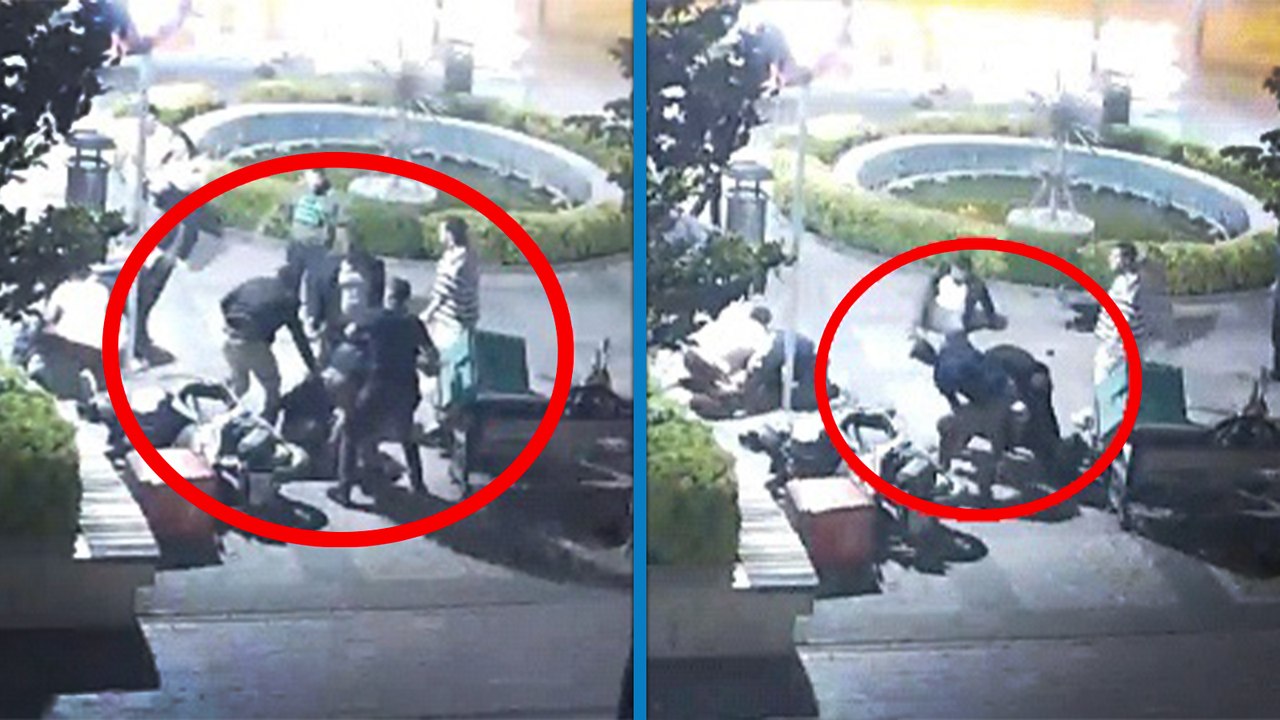Bursa'da işverenler ile motokuryelerin kavgası kamerada: 10 gözaltı