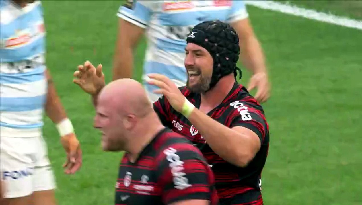 TOP 14 - Essai de François CROS (ST) - Stade Toulousain - Racing 92