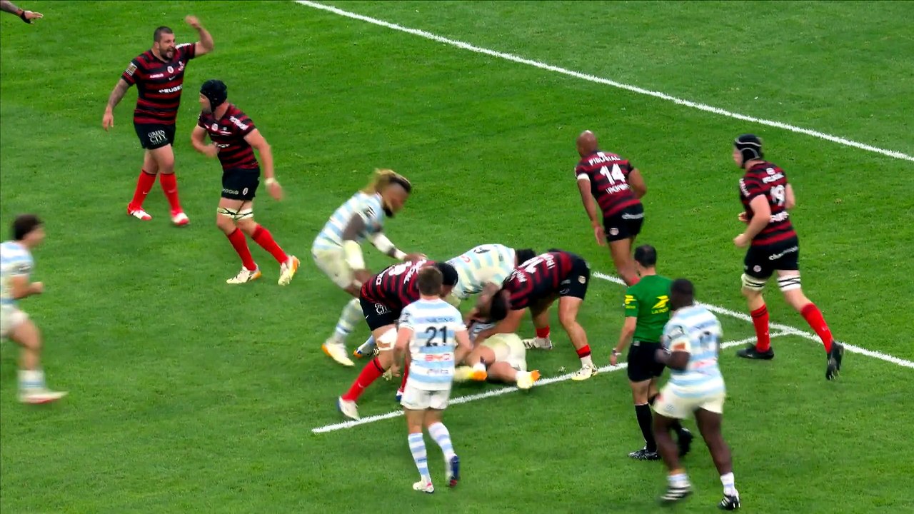 TOP 14 - Essai de Max SPRING (R92) - Stade Toulousain - Racing 92