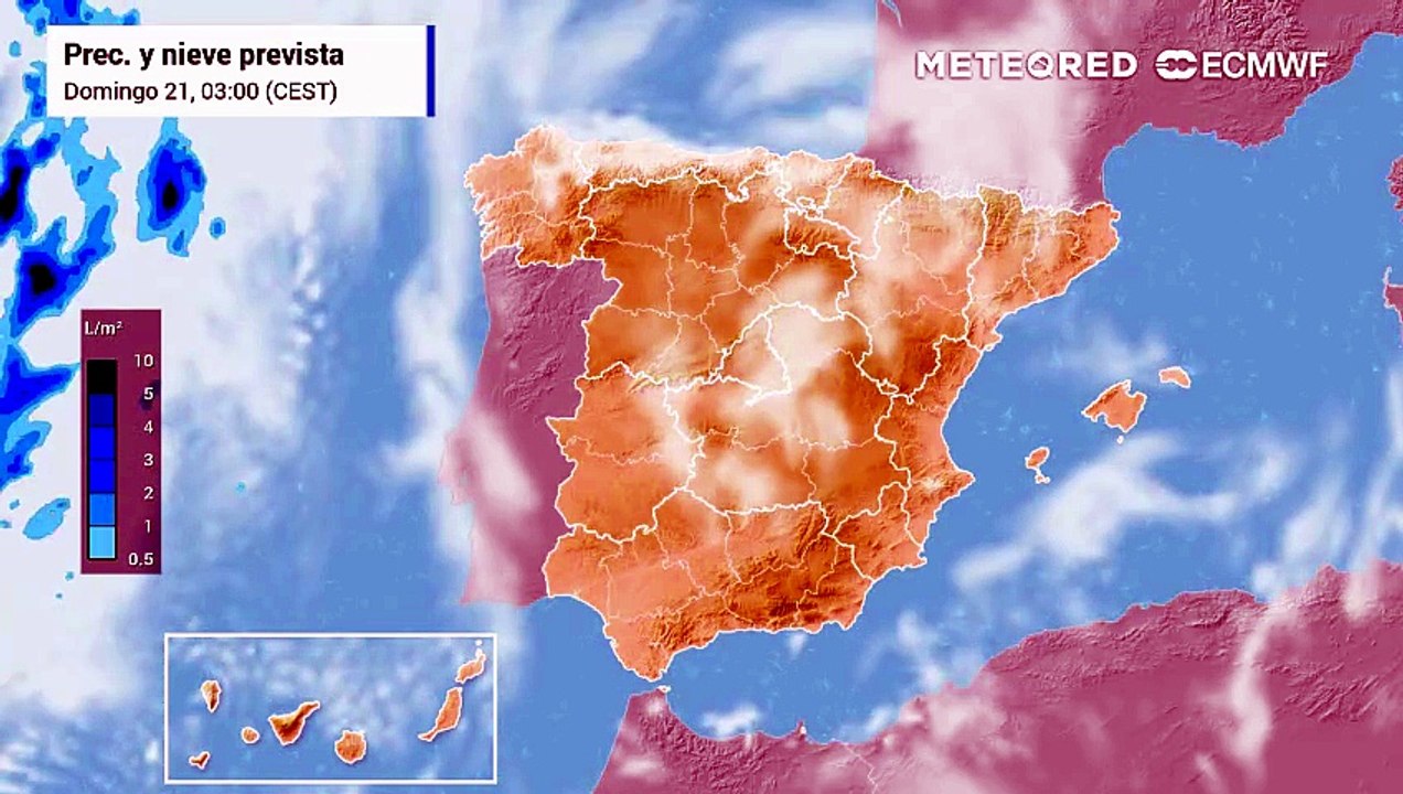 Tormentas en las tardes de hoy y mañana