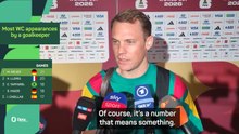 'That means something' - Neuer breaks World Cup record
