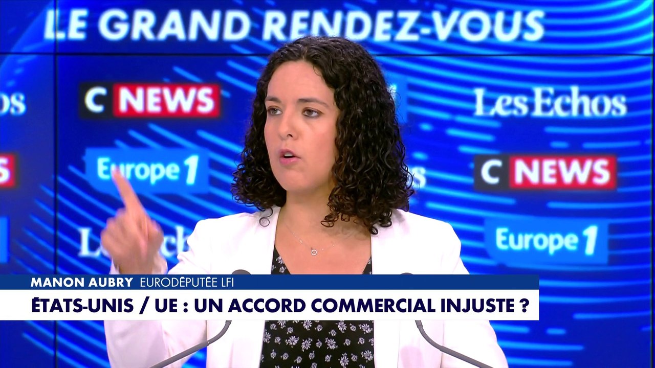 Manon Aubry :  «Cet accord commercial est une capitulation en rase campagne»
