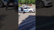 Sınava yetişemeyen adayın imdadına polis yetişti