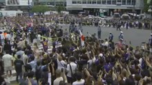 ¡Otra vez! La afición en Japón celebrando como no lo haría jamás ninguna de las 211 selecciones que hay en FIFA