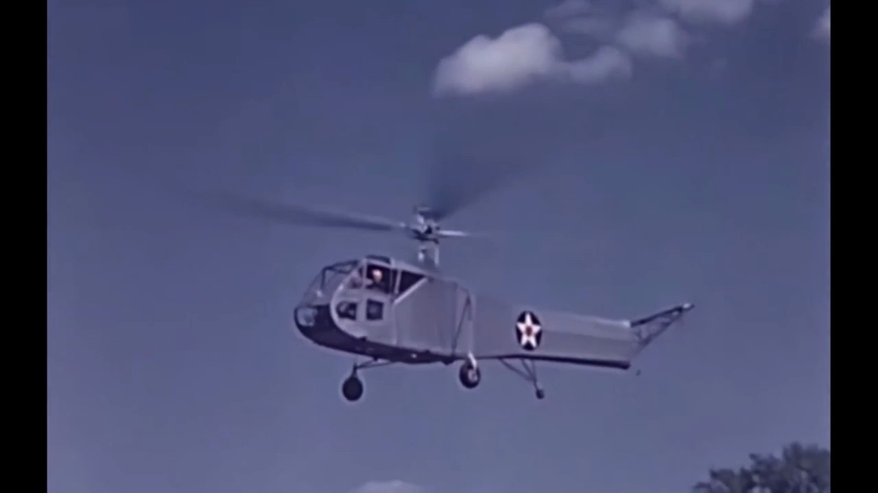 The First US Combat Helicopter  - History of the Sikorsky R-4 [ WWII DOCUMENTARY ]