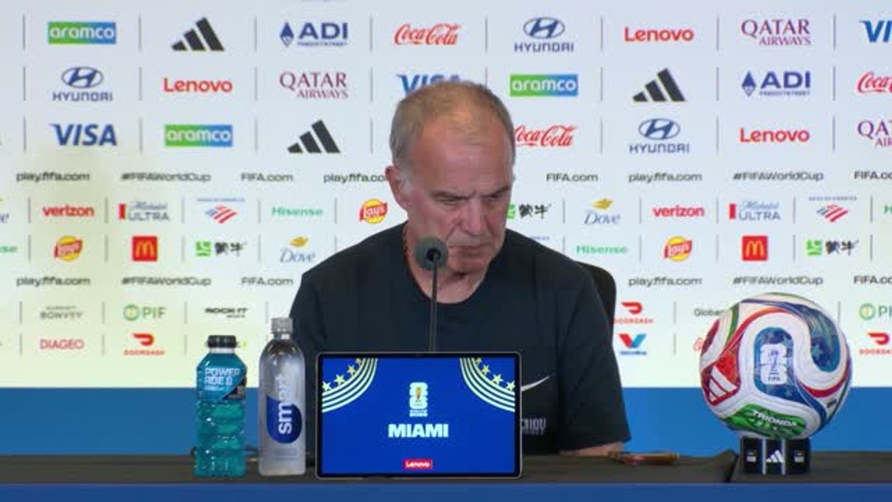 FOOTBALL: FIFA World Cup: Uruguay news conference (Bielsa)