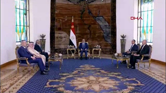 Bakan Fidan, Mısır Cumhurbaşkanı Sisi tarafından kabul edildi