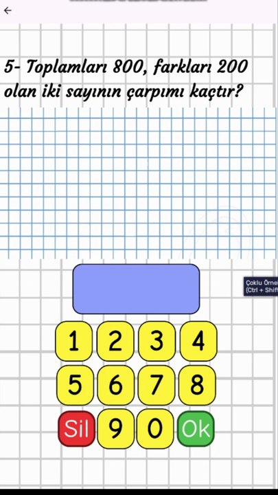 4.10- Çarpma Problemleri (zor) - 4. Sınıf Matematik