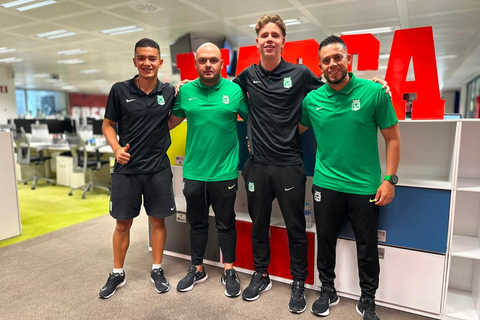 Atlético Nacional visita MARCA en plena MADCUP: "Este Mundial también es apasionante"