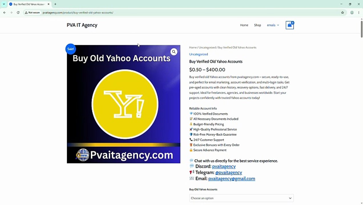 8 Best Marketplaces for Buy~old Yahoo Accounts 4 Photos