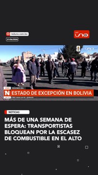 Transportistas instalaron bloqueos y protestas en El Alto para exigir el abastecimiento de combustible