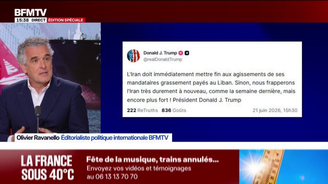 Guerre au Moyen-Orient: Donald Trump menace de frapper très durement à nouveau l'Iran alors que les pourparlers en Suisse ont débuté