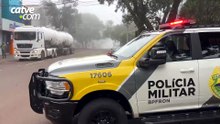 Motorista é preso com quase 2 toneladas de drogas escondidas em carreta na BR-277