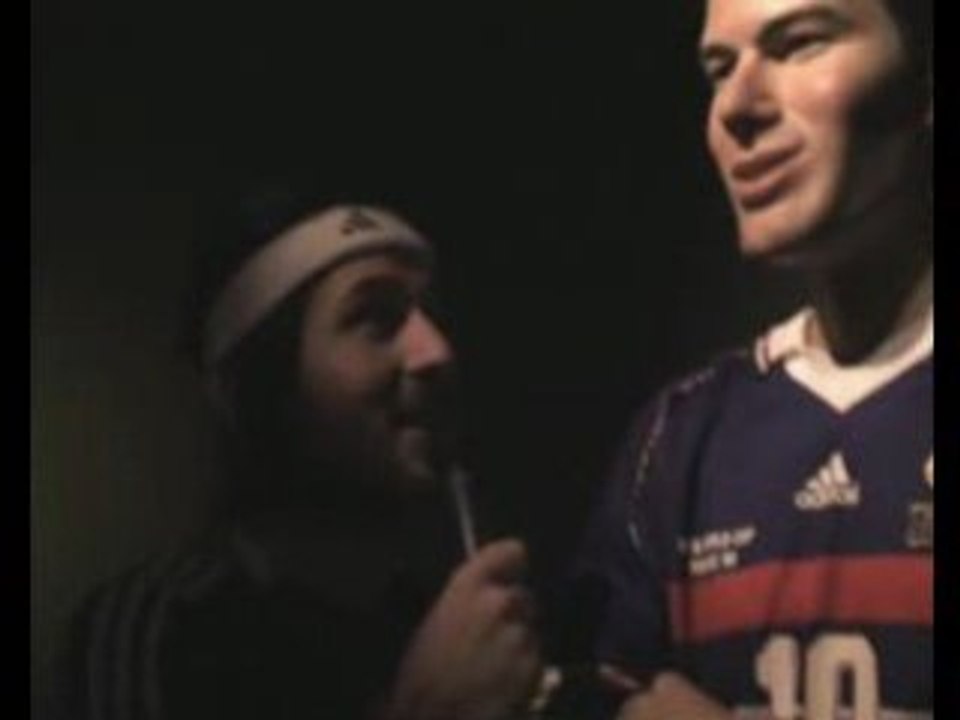 Jean Mimi fait une interview Zinedine Zidane euro 2008