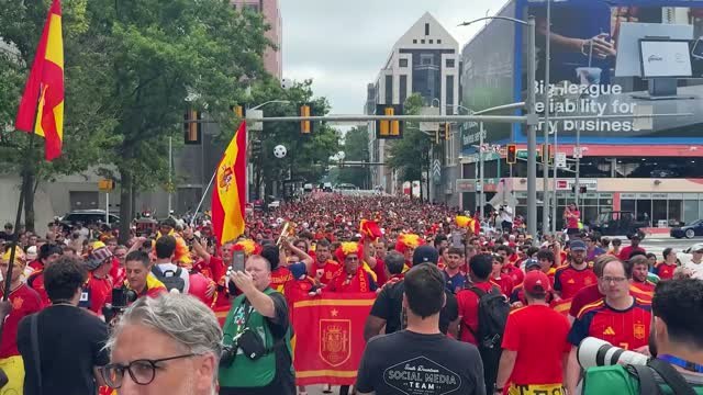 Espagne - Ambiance de feu avant le match de la Roja